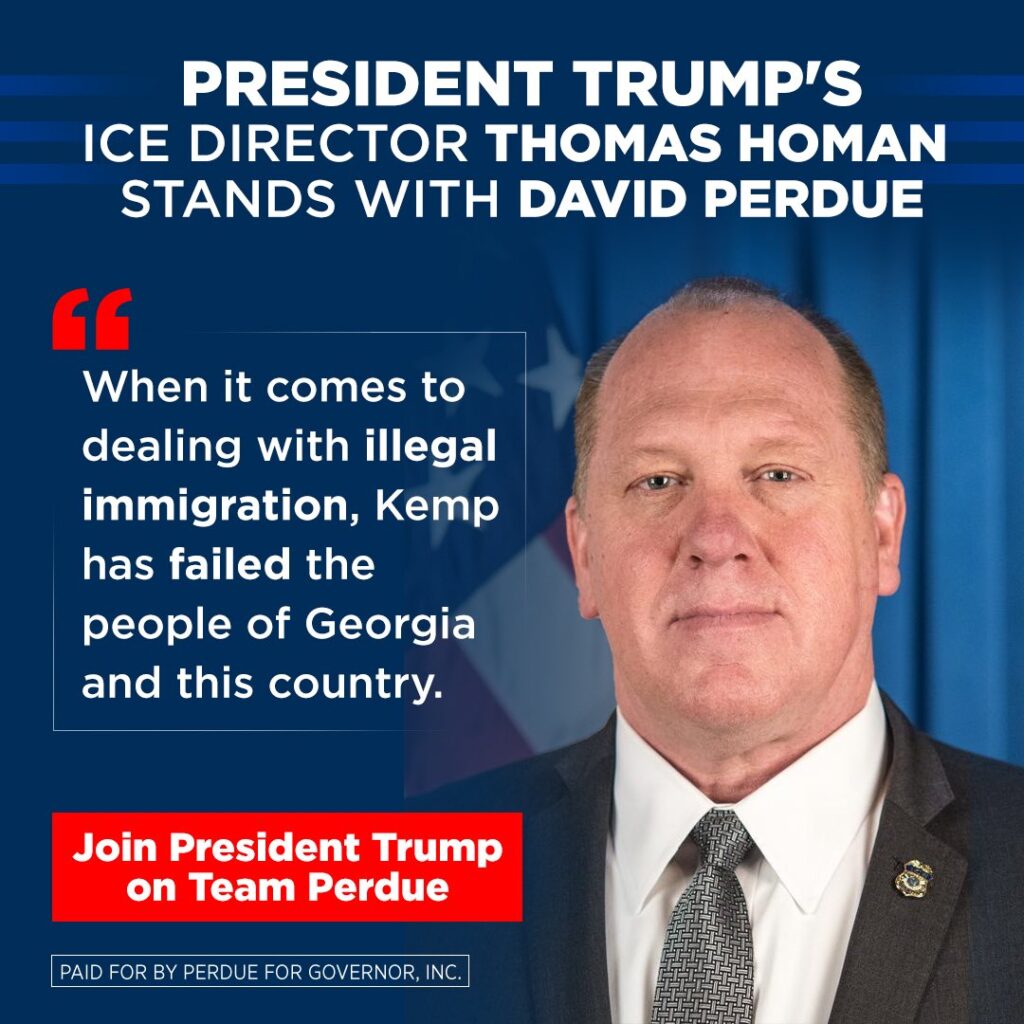 Former Acting Ice Director Tom Homan When It Comes To Dealing With Illegal Immigration Kemp