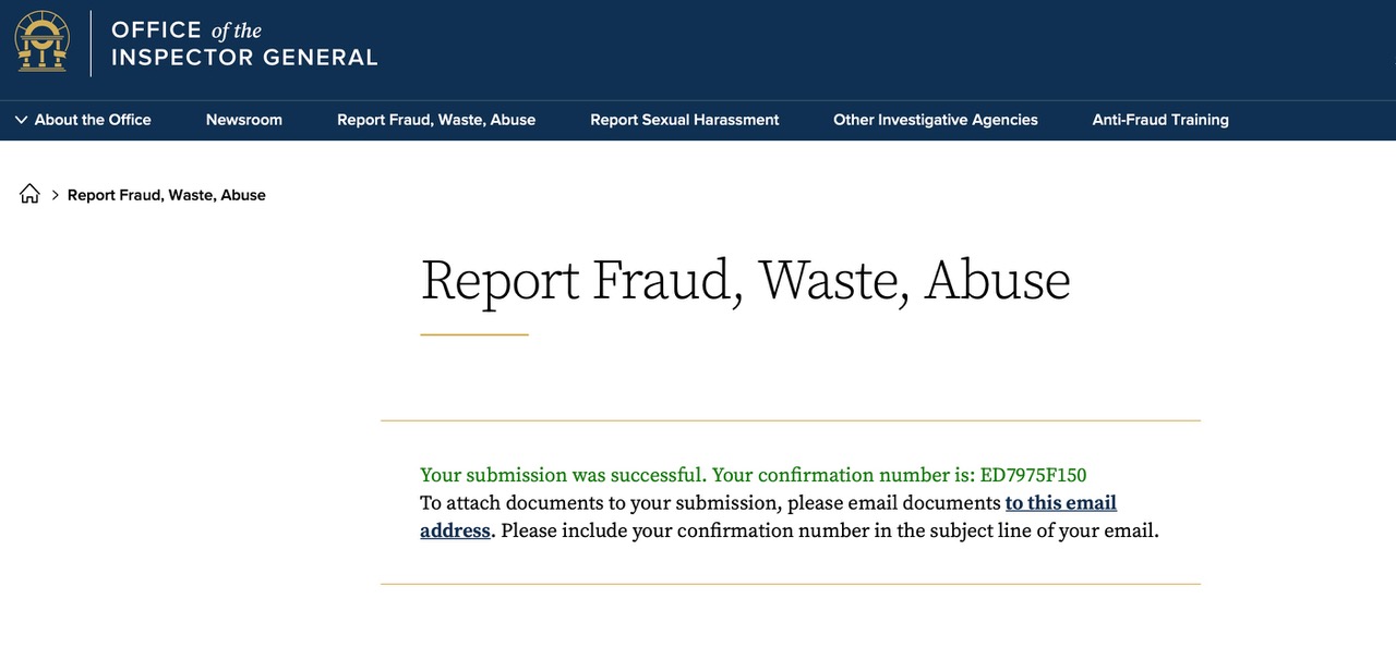Complaints Filed With Georgia Office Of Inspector General Against Gov Complaints filed with georgia office of inspector general against gov